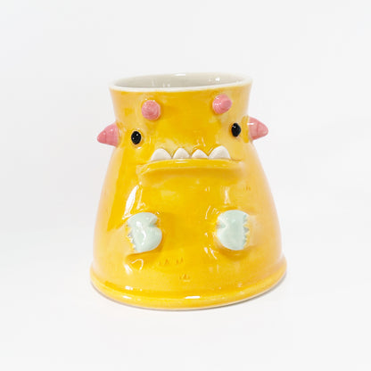 Light Orange Monster Mug 2