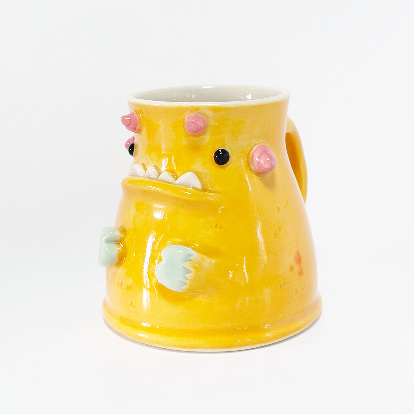 Light Orange Monster Mug 2
