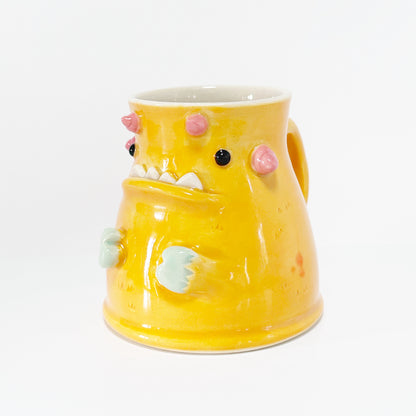 Light Orange Monster Mug 2