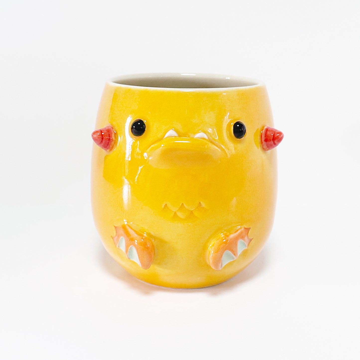 Light Orange Monster Mug 11
