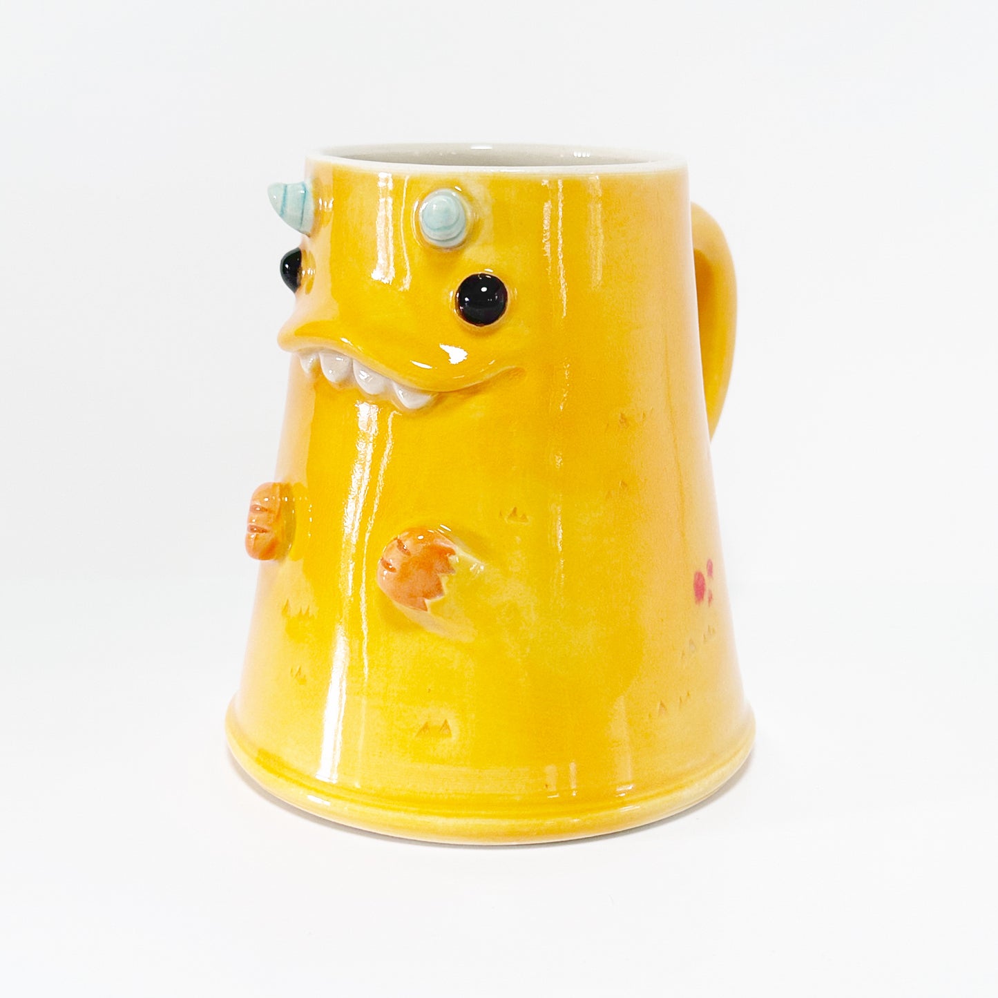 Light Orange Monster Mug 18