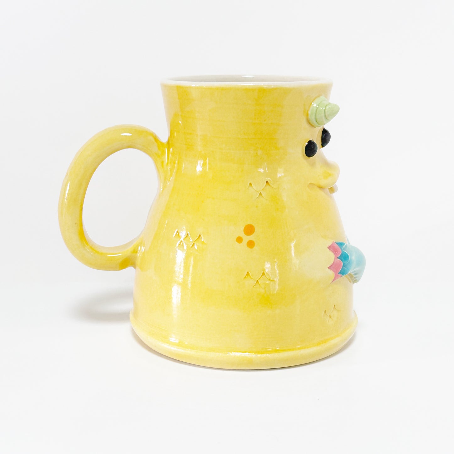 Yellow Monster Mug 2