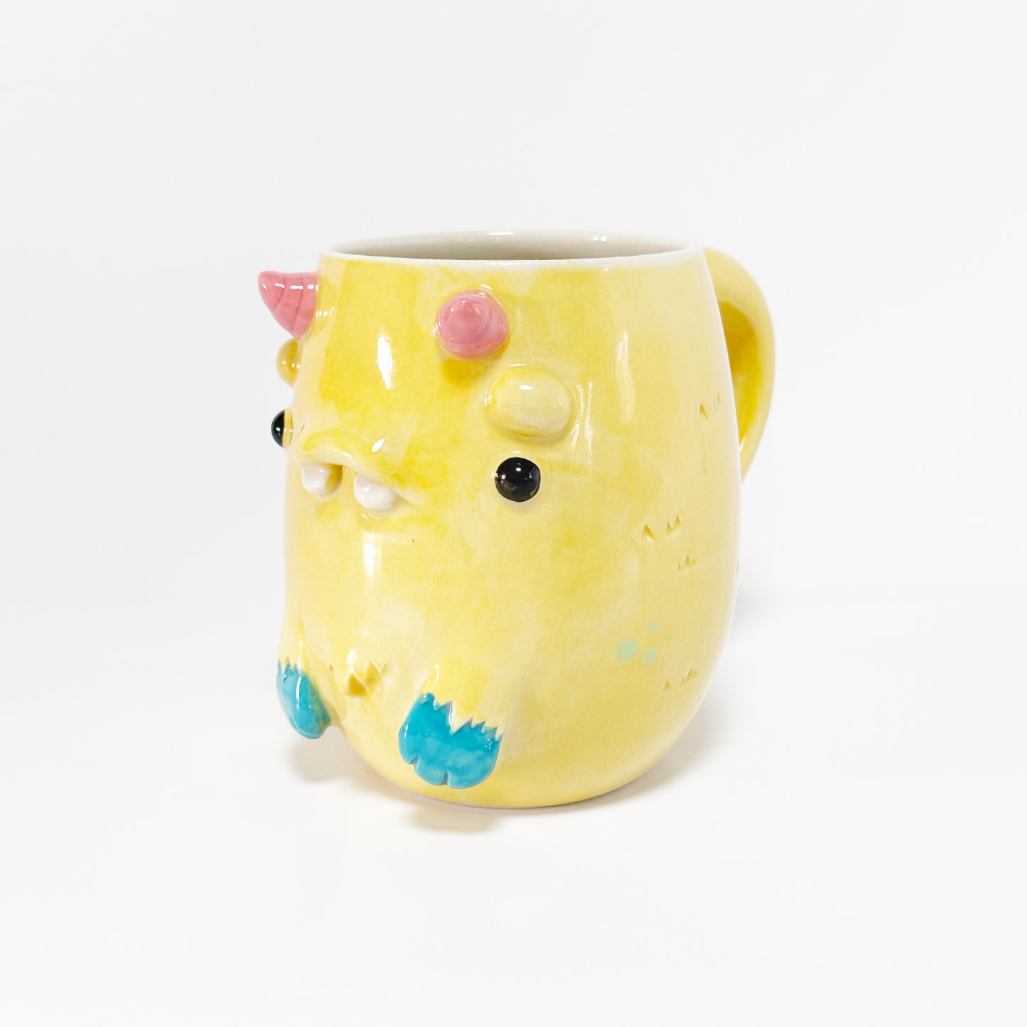 Yellow Monster Mug 3
