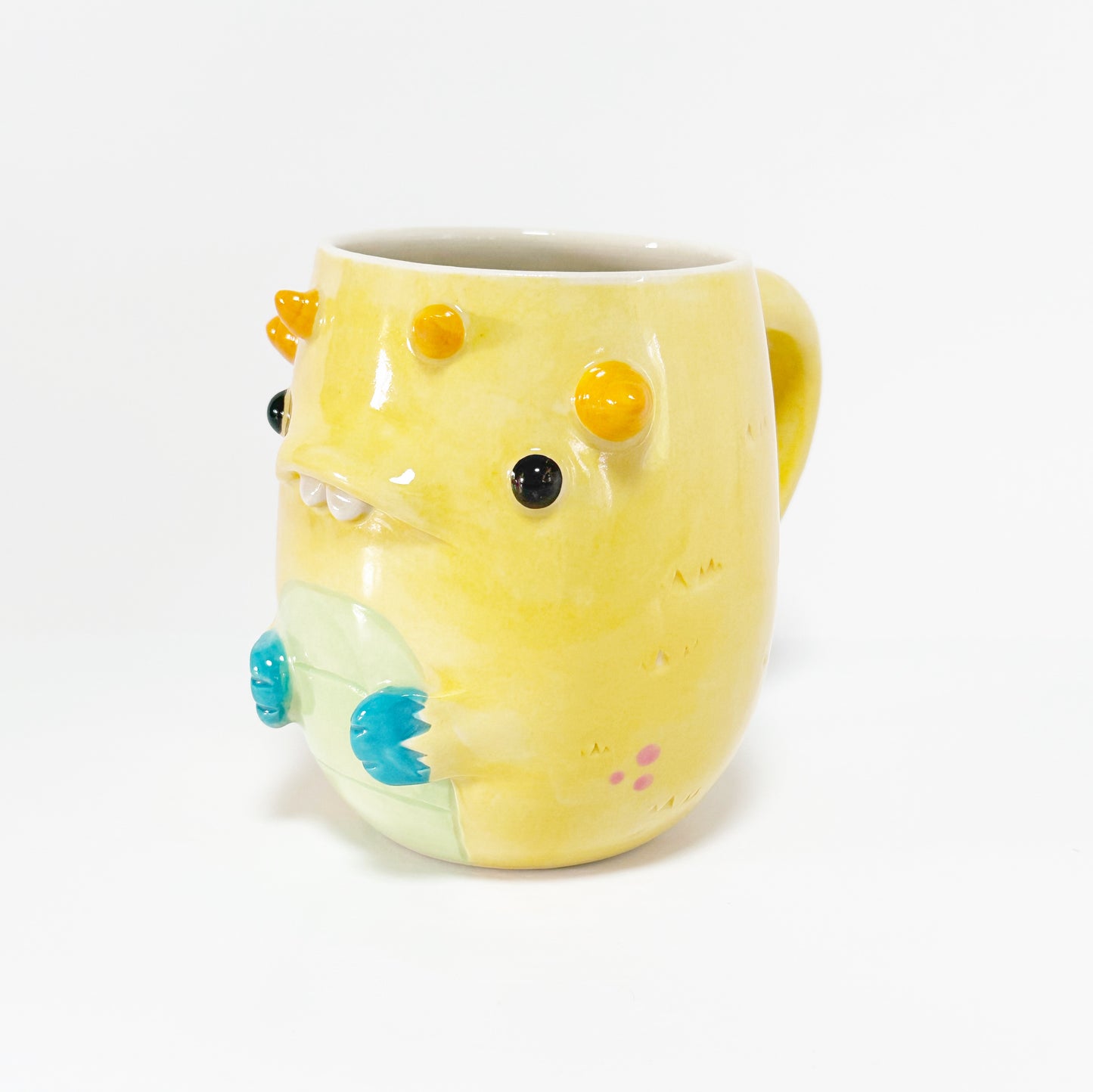 Yellow Monster Mug 4