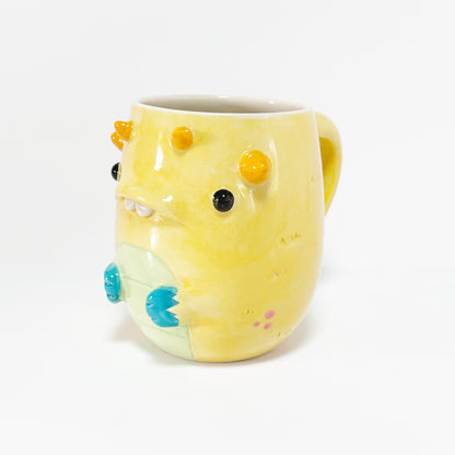 Yellow Monster Mug 4
