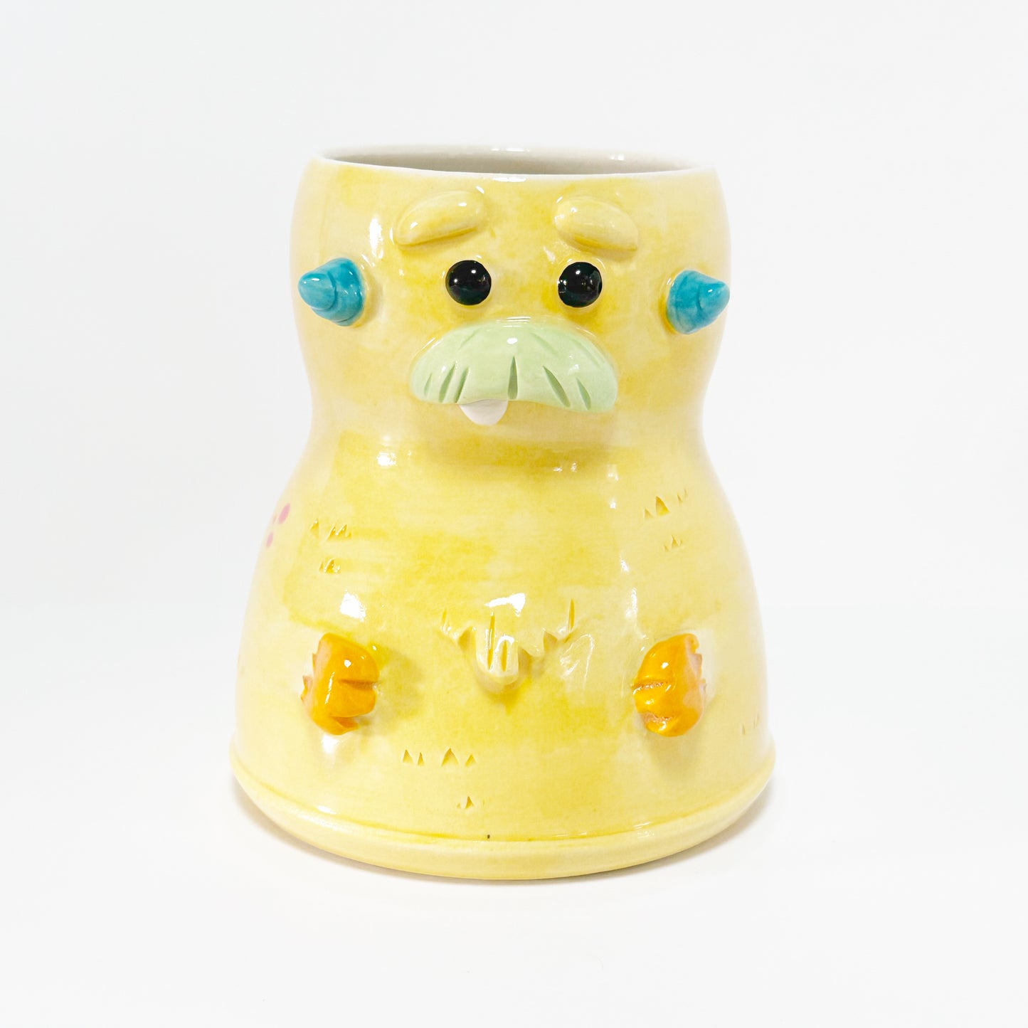 Yellow Monster Mug 6