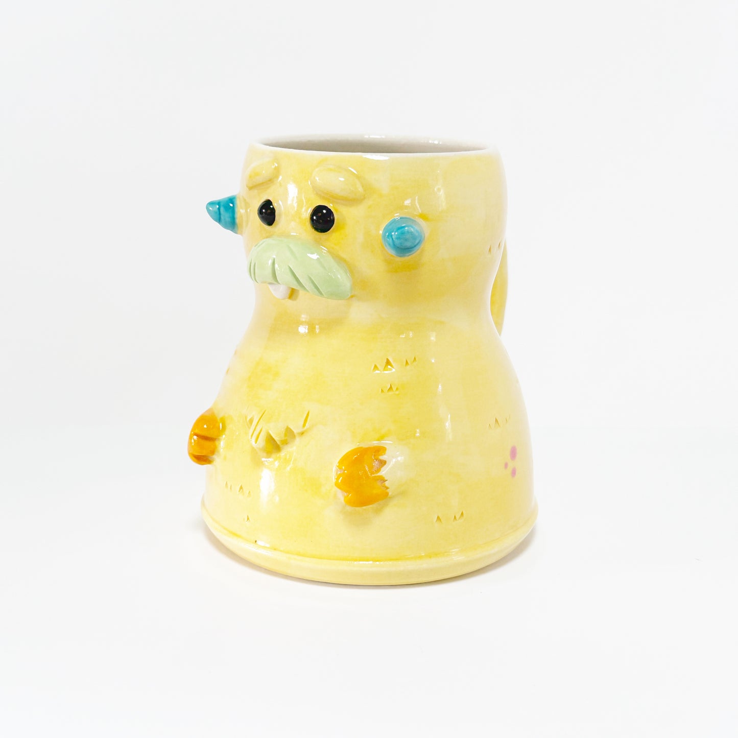 Yellow Monster Mug 6