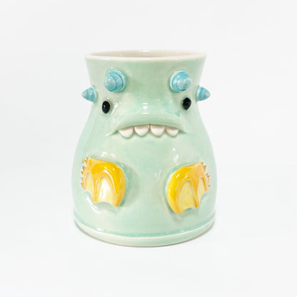 Teal Monster Mug 2