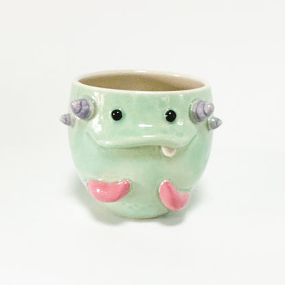Teal Monster Mug 10