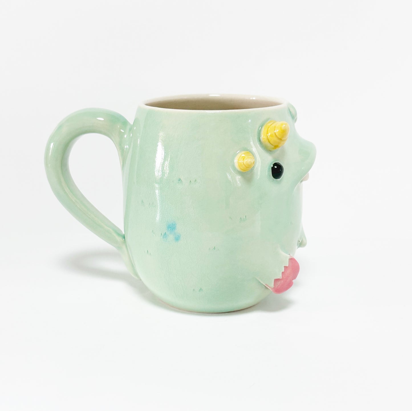 Teal Monster Mug 11