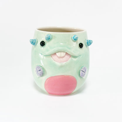 Teal Monster Mug 12