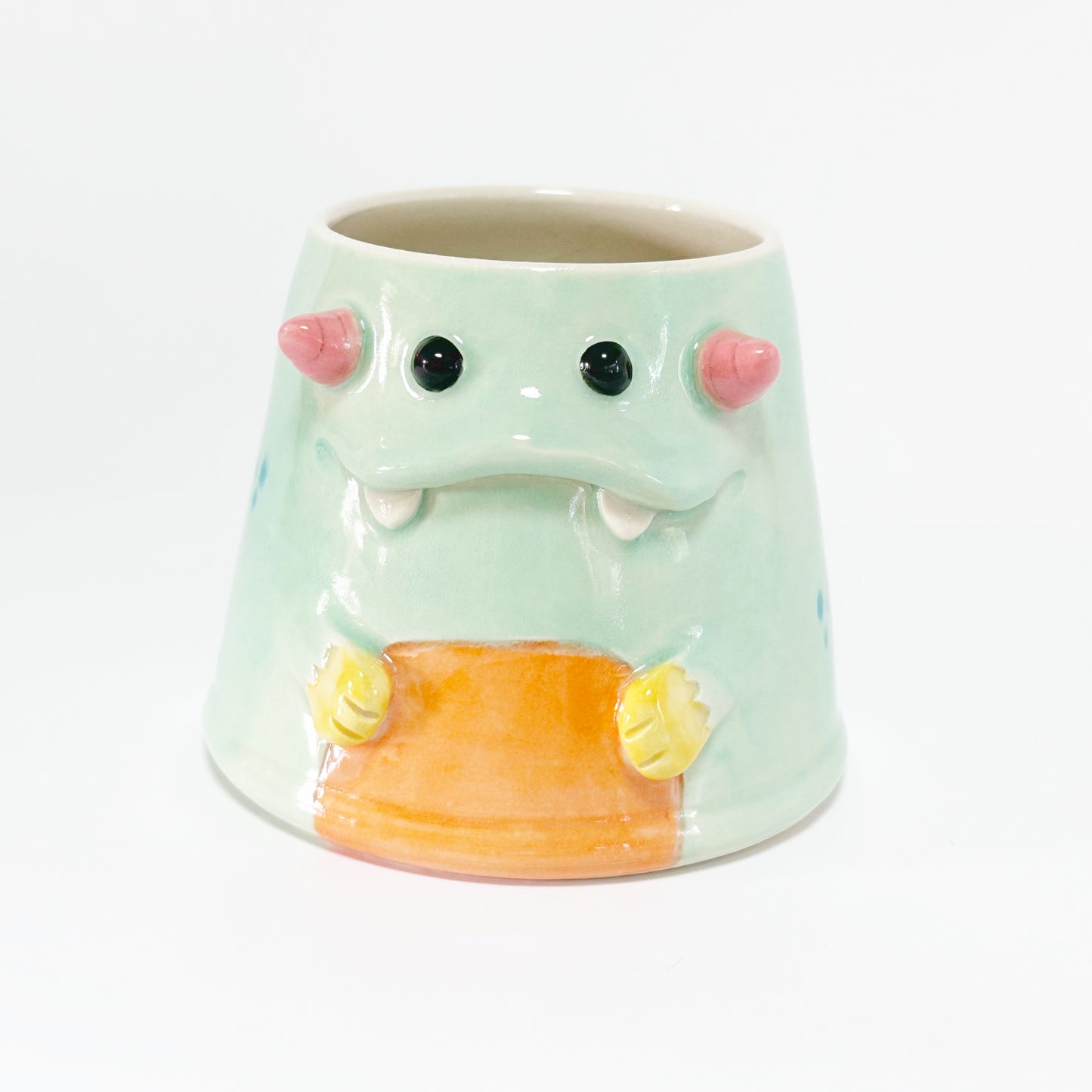Teal Monster Mug 14