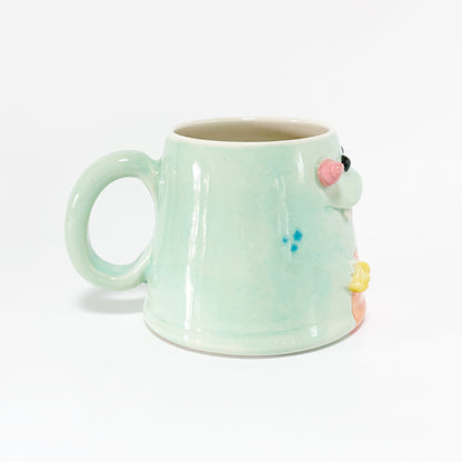 Teal Monster Mug 14