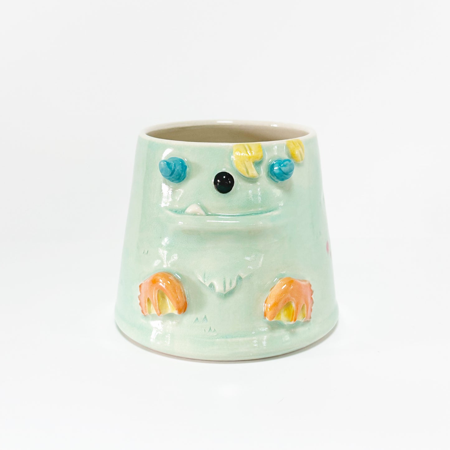 Teal Monster Mug 13