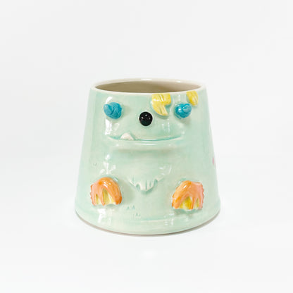 Teal Monster Mug 13
