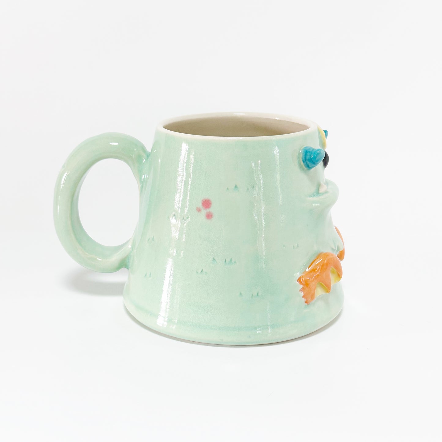 Teal Monster Mug 13