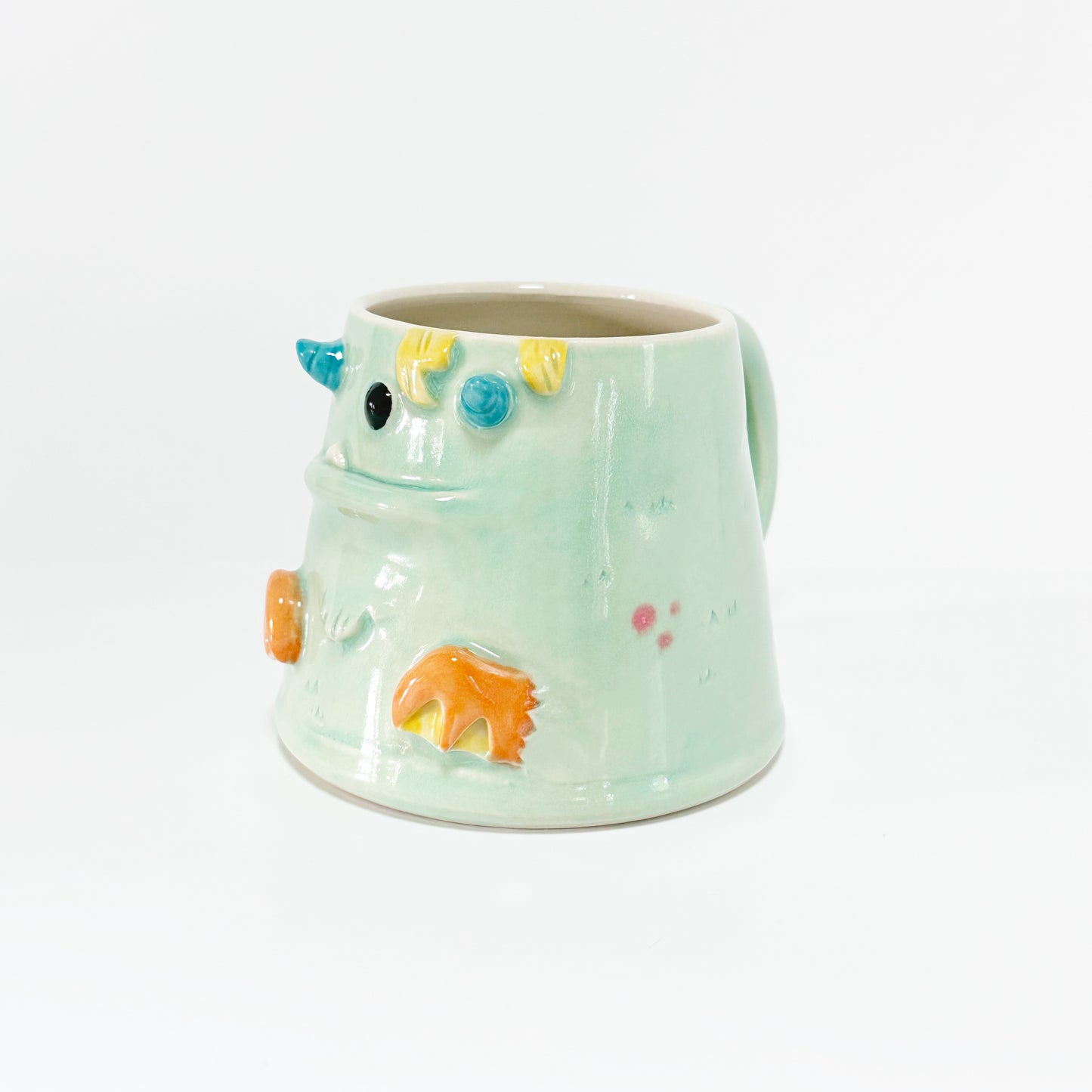 Teal Monster Mug 13