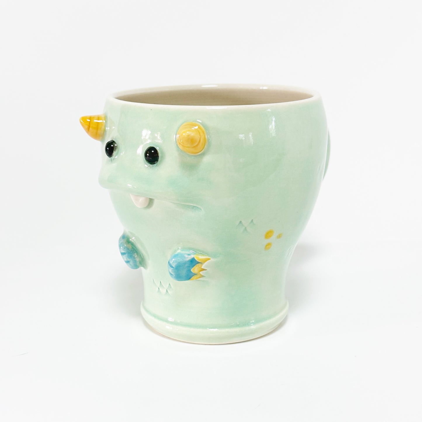 Teal Monster Mug 15
