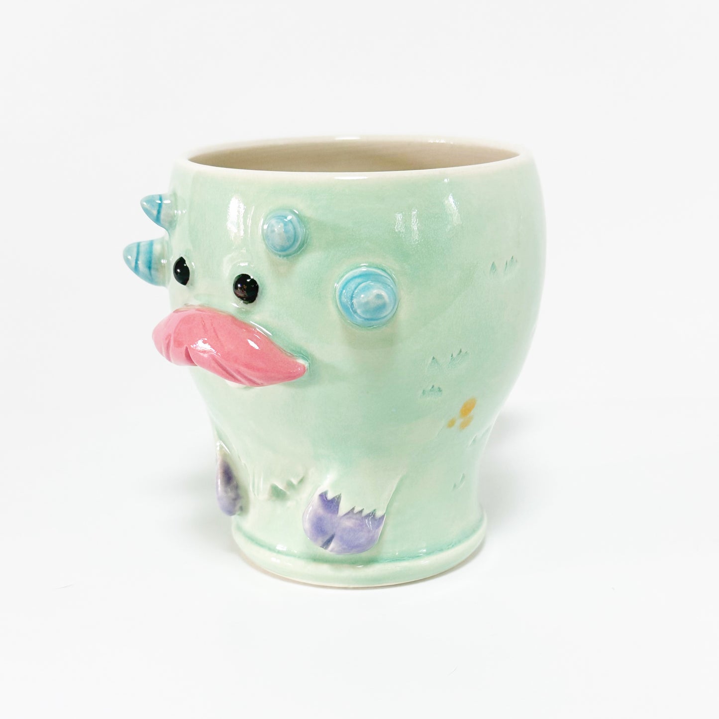 Teal Monster Mug 16