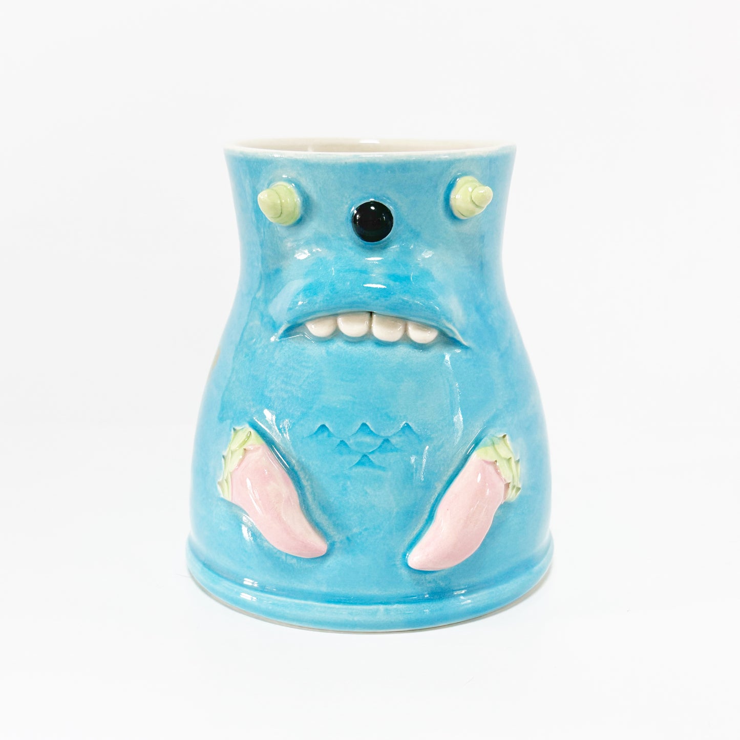 Dark Blue Monster Mug 2