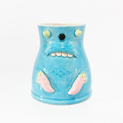 Dark Blue Monster Mug 2