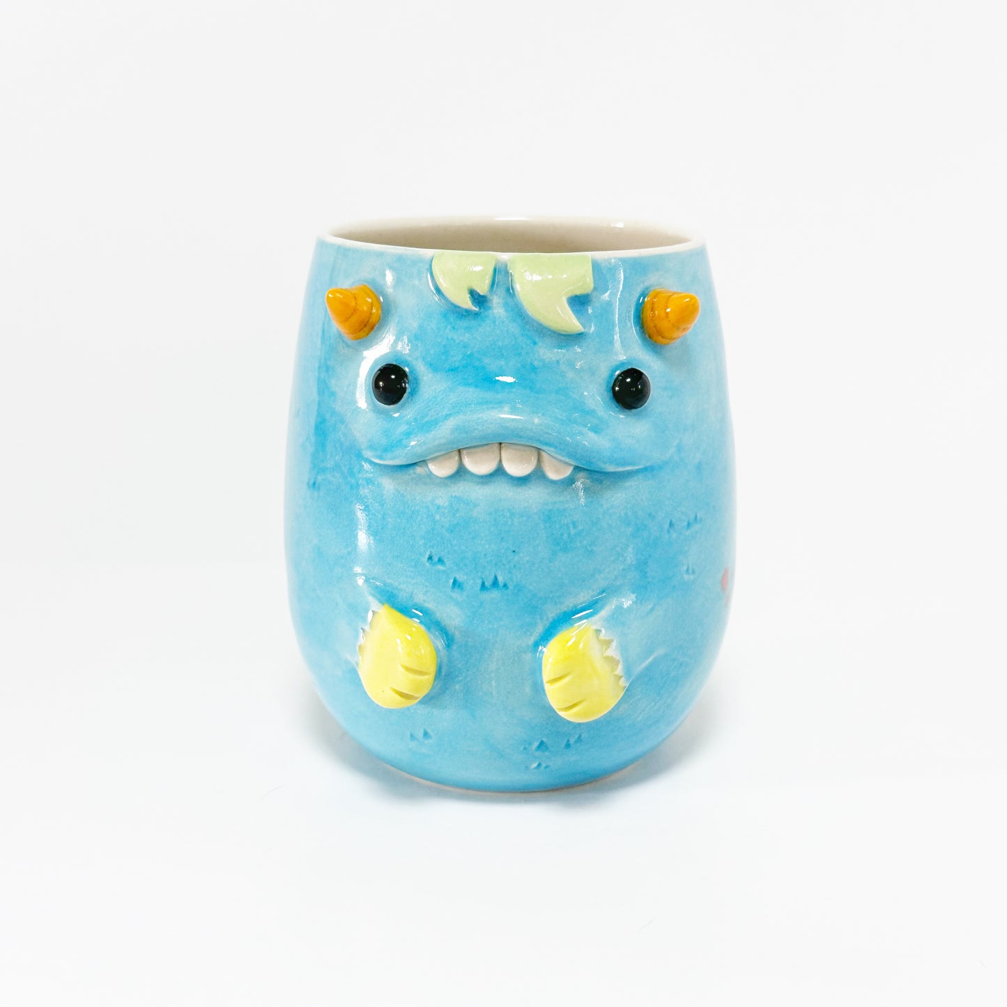 Dark Blue Monster Mug 4