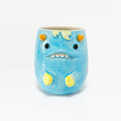 Dark Blue Monster Mug 4