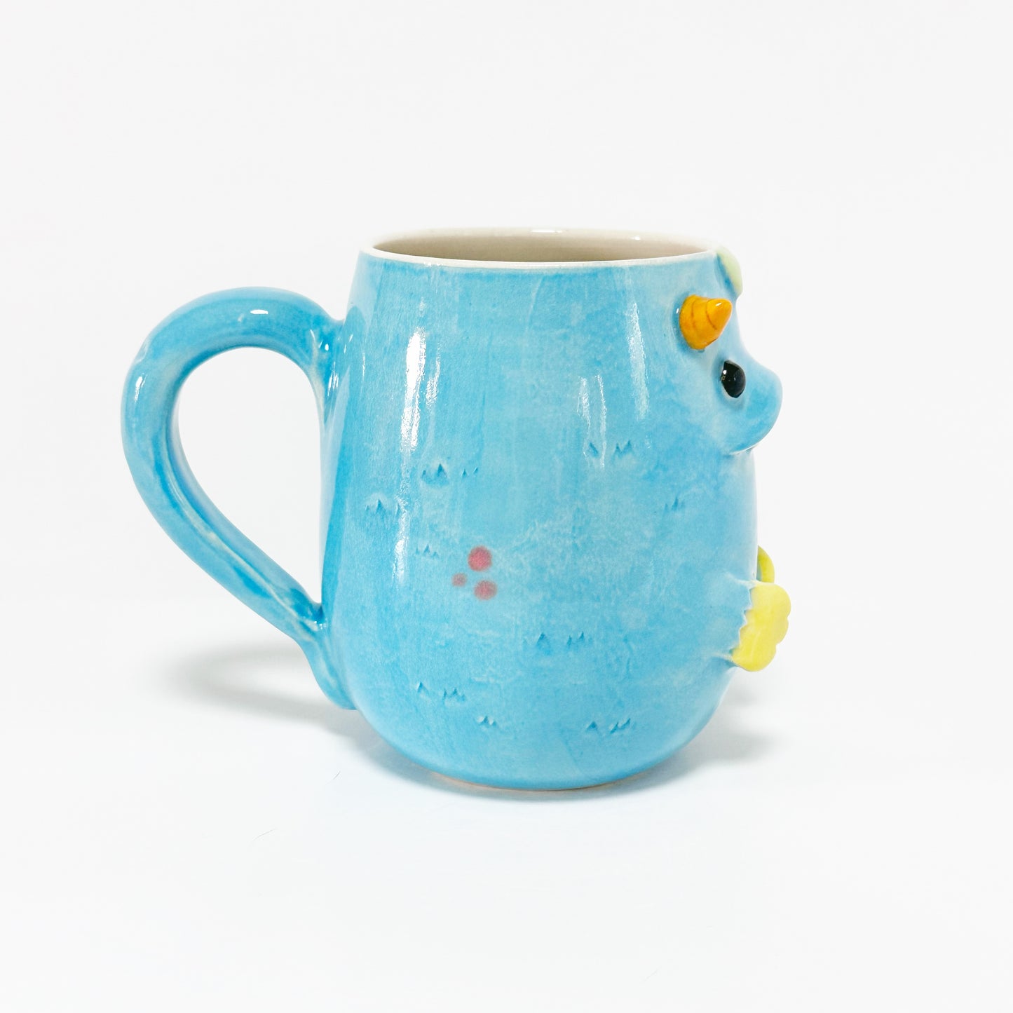 Dark Blue Monster Mug 4
