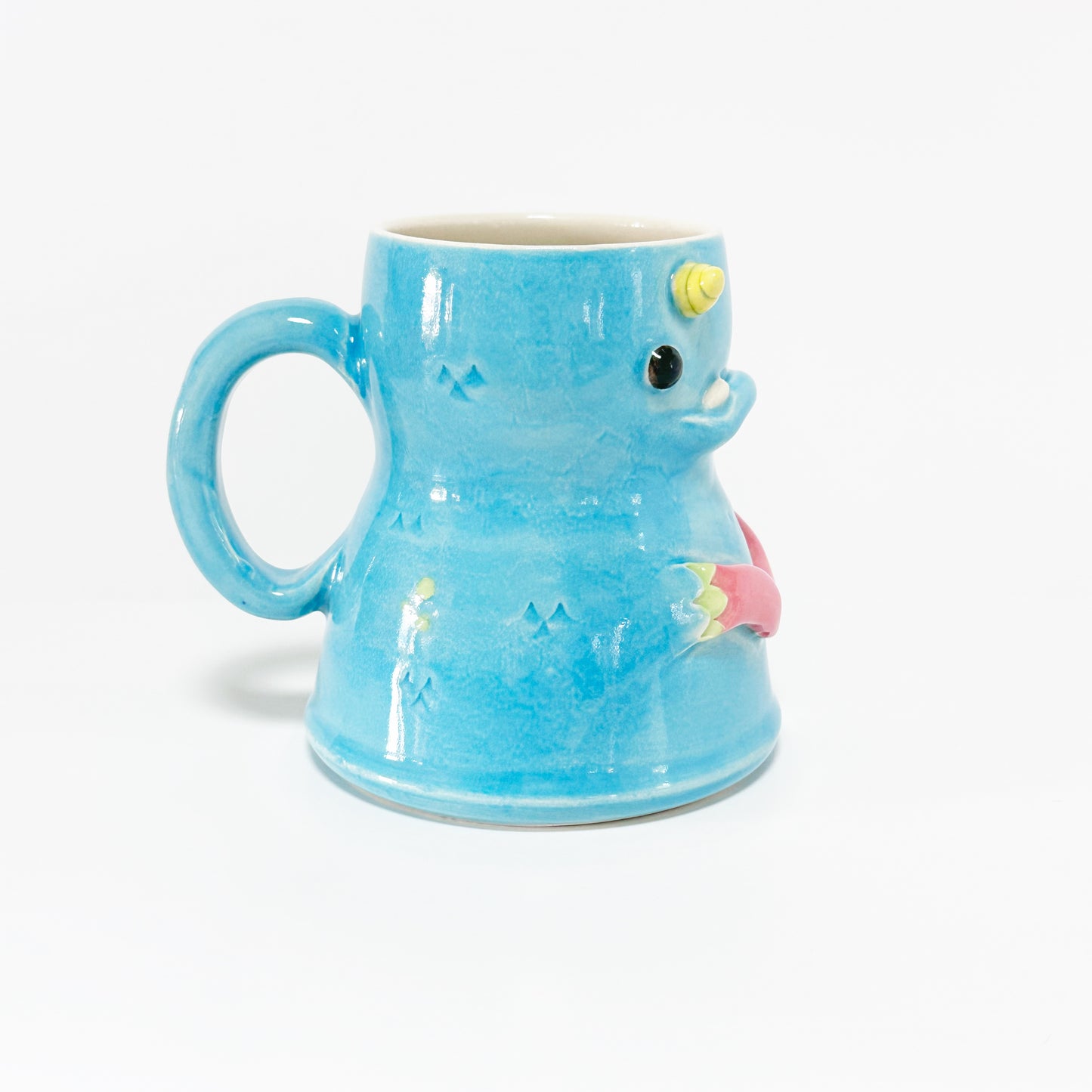 Dark Blue Monster Mug 5