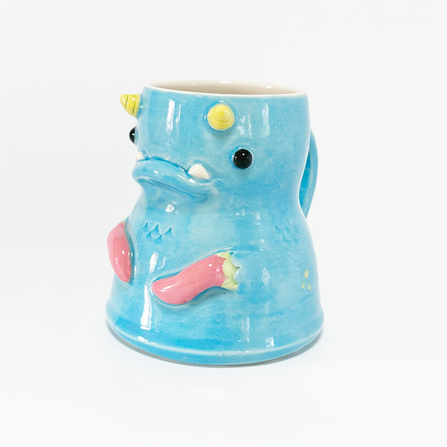 Dark Blue Monster Mug 5