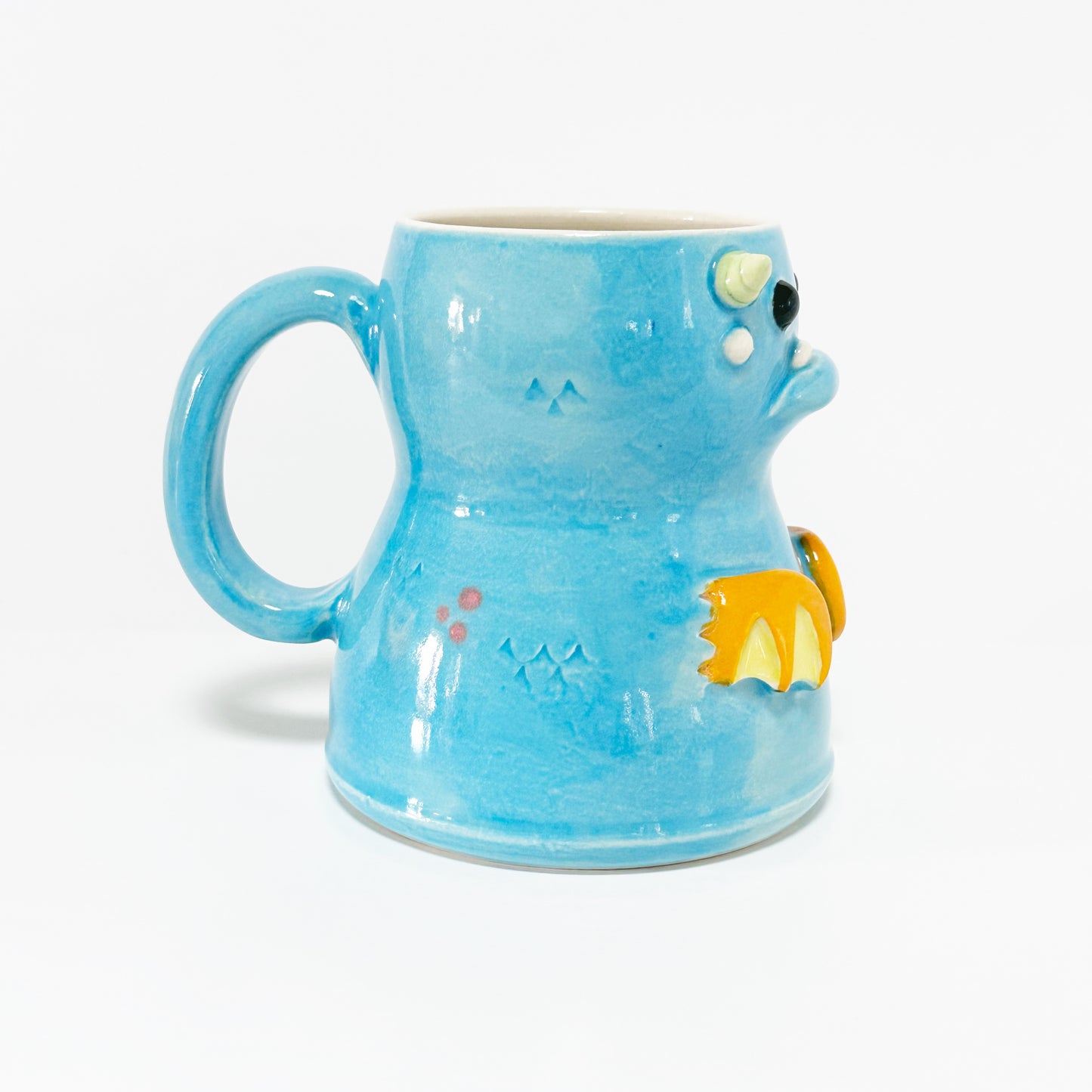 Dark Blue Monster Mug 6