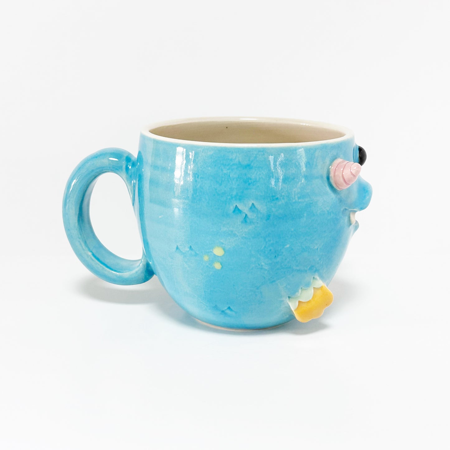 Dark Blue Monster Mug 10