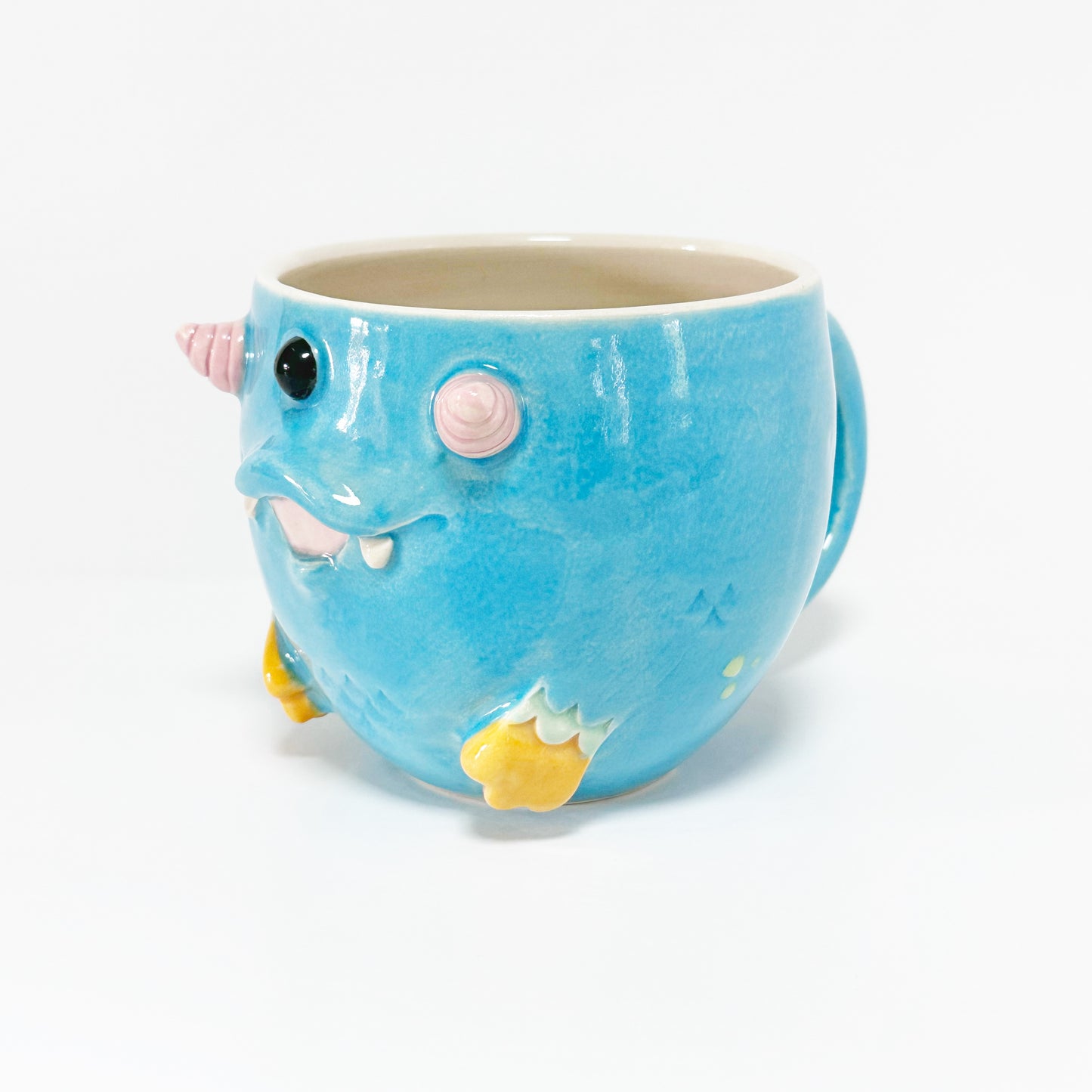 Dark Blue Monster Mug 10