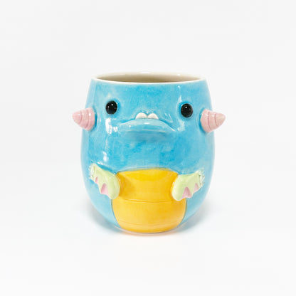 Dark Blue Monster Mug 11