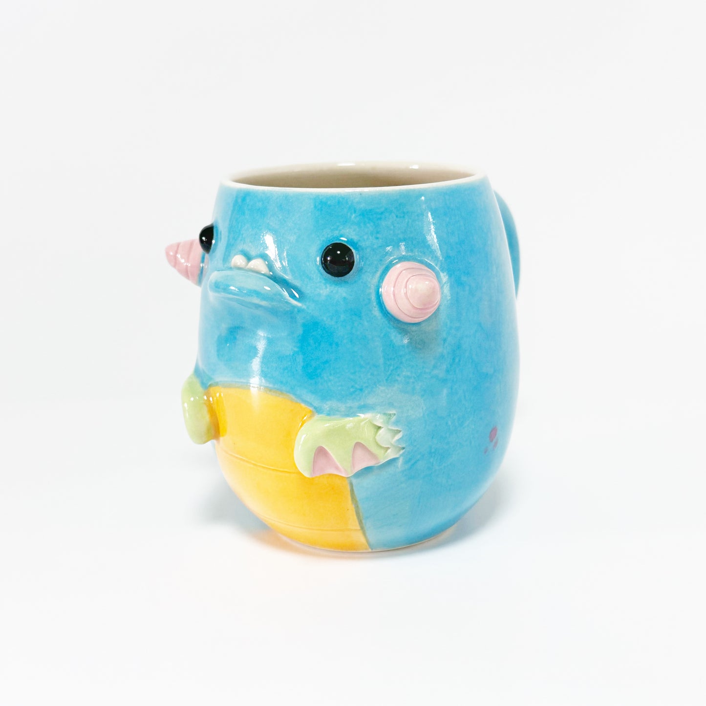 Dark Blue Monster Mug 11