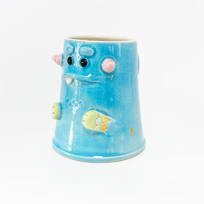Dark Blue Monster Mug 18