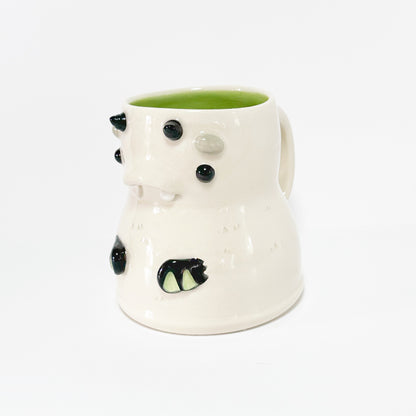 White Monster Mug 2