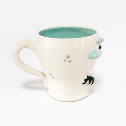 White Monster Mug 3