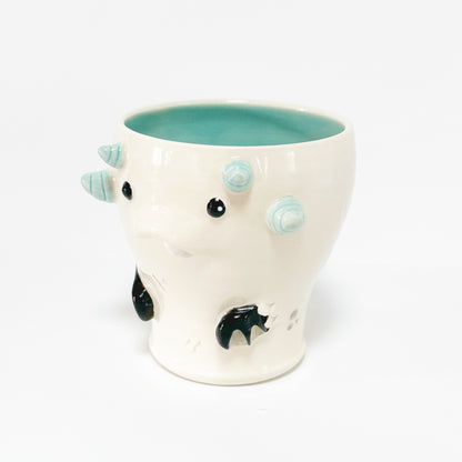 White Monster Mug 3