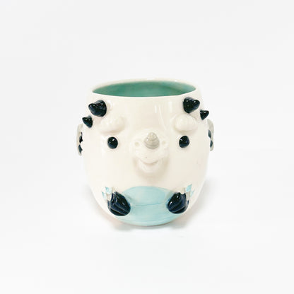 White Monster Mug 4
