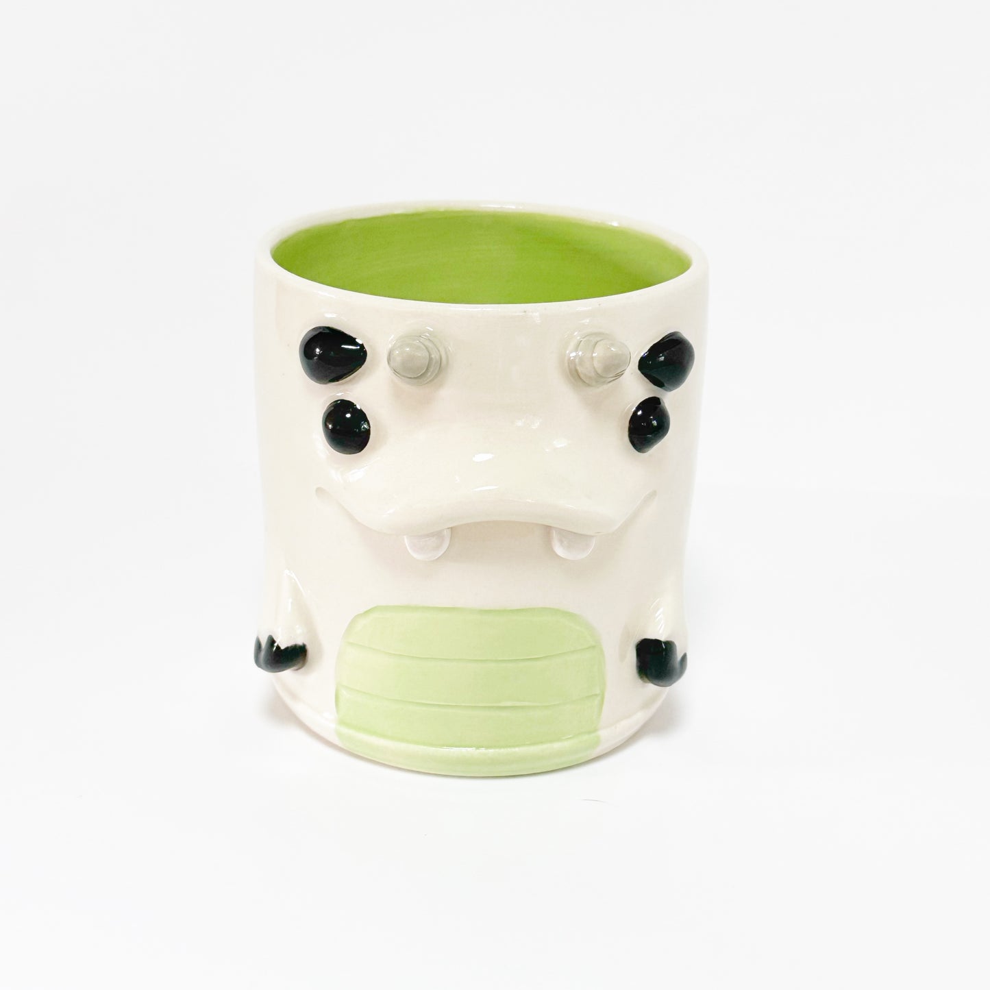 White Monster Mug 5