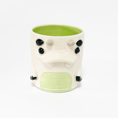 White Monster Mug 5