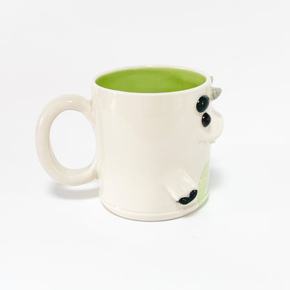White Monster Mug 5
