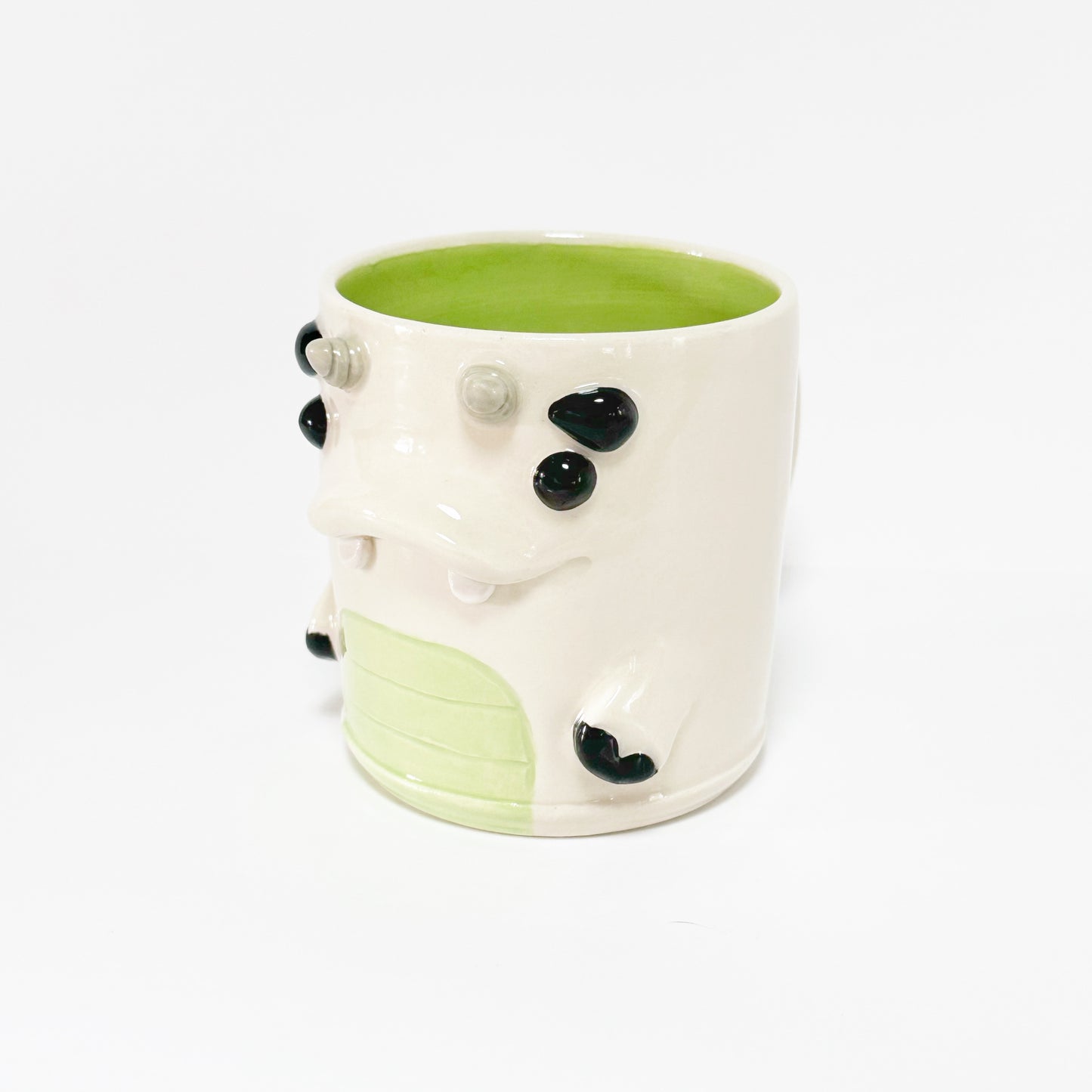 White Monster Mug 5