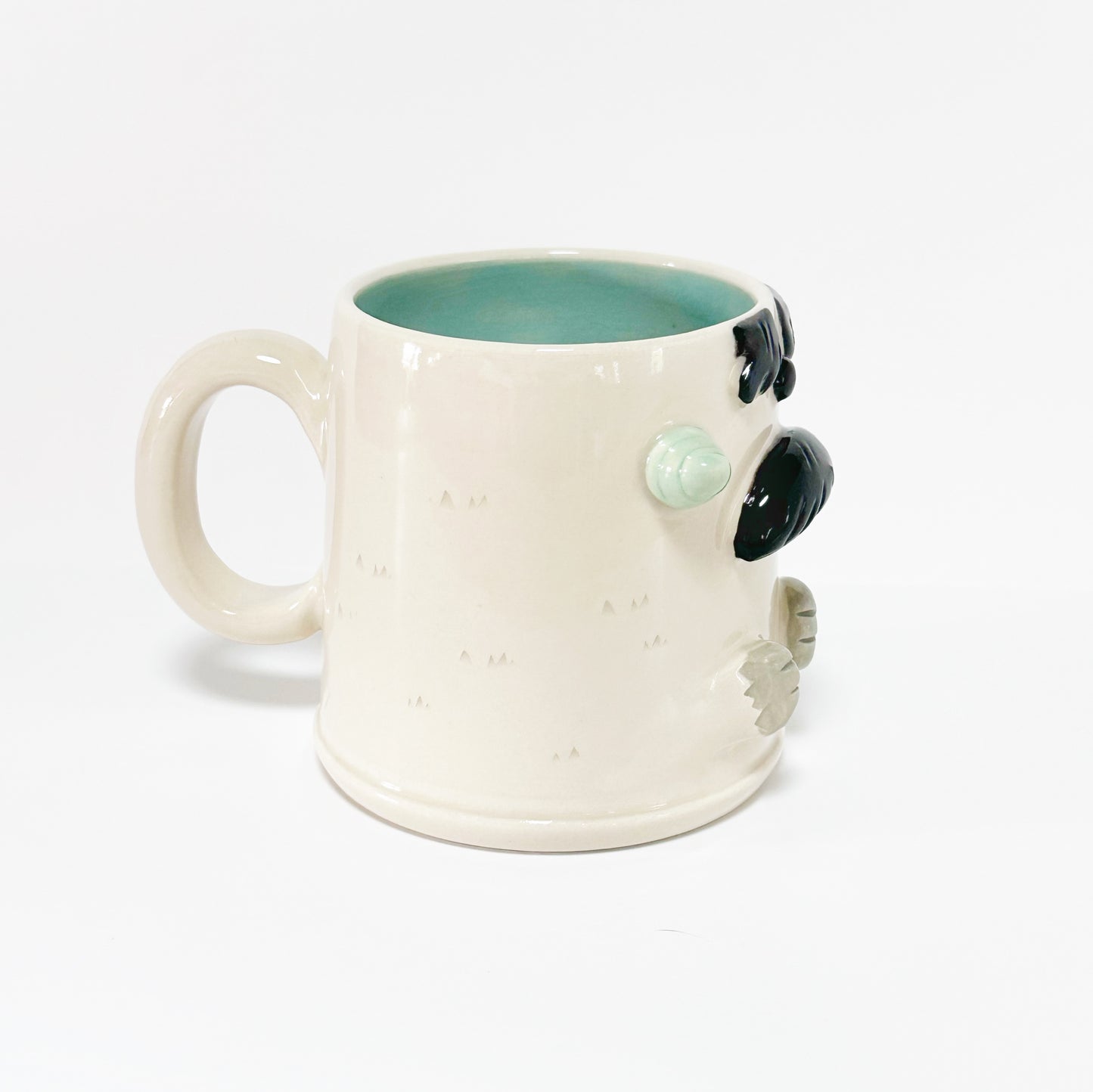 White Monster Mug 6