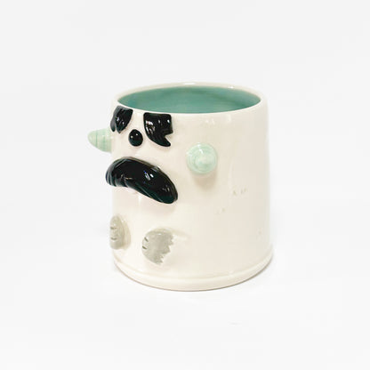 White Monster Mug 6