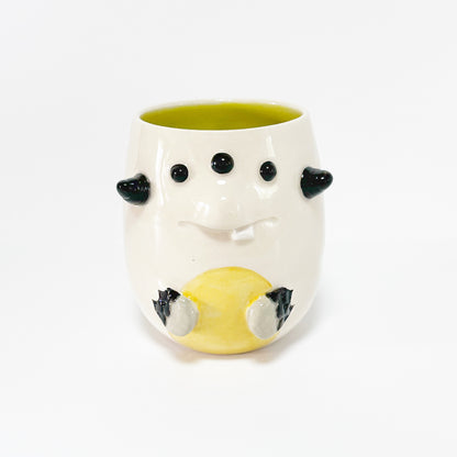 White Monster Mug 7