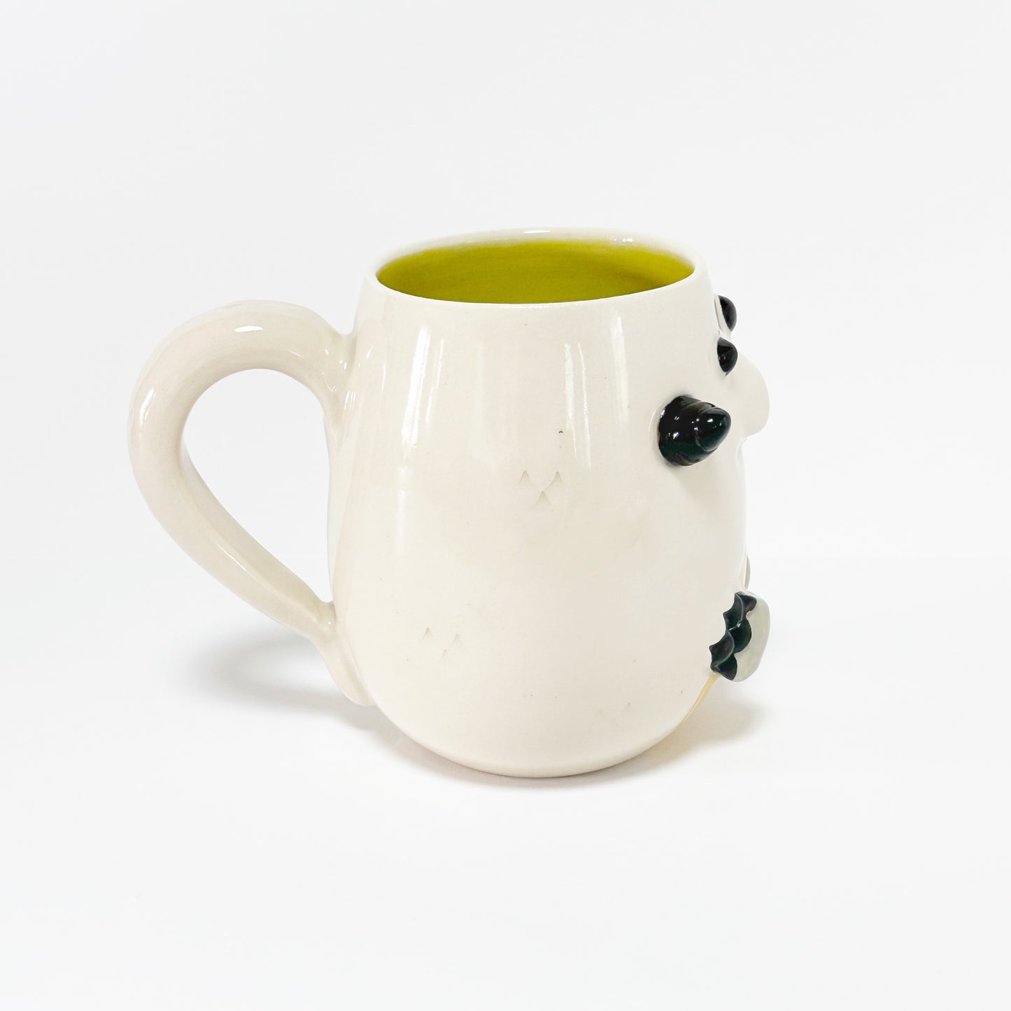 White Monster Mug 7