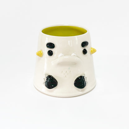 White Monster Mug 9