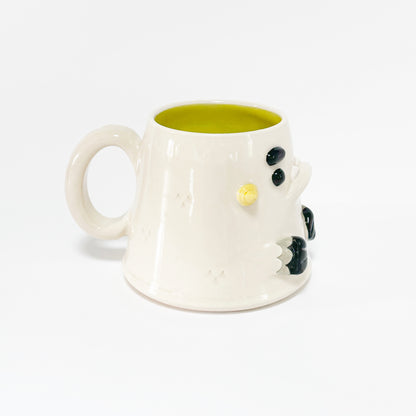 White Monster Mug 9